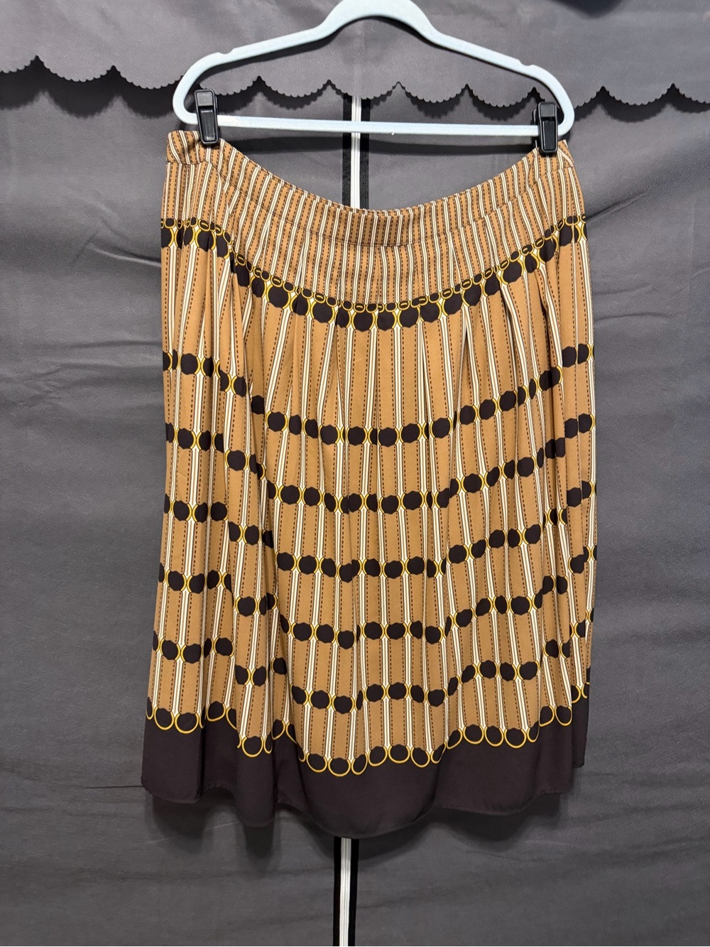 Talbot’s Brown Print Skirt